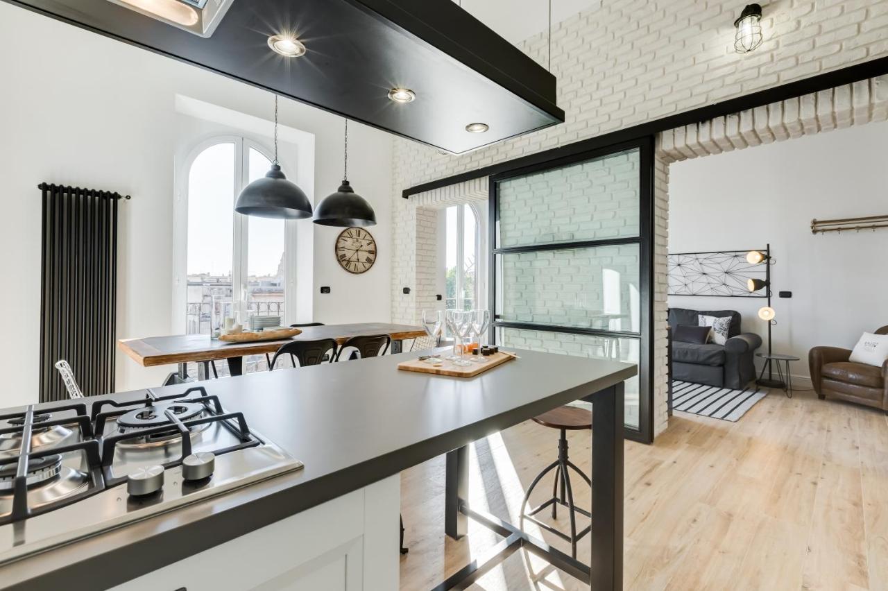 Bmga L Glam Industrial 3-Bed Apartment In Termini Rome Buitenkant foto